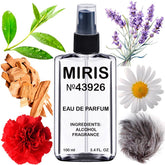 MIRIS No. 43926 bottle front showing woody gourmet scent for daily wear