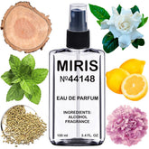 MIRIS No. 44148 bottle featuring white patchouli, ideal for refined evening wear.
