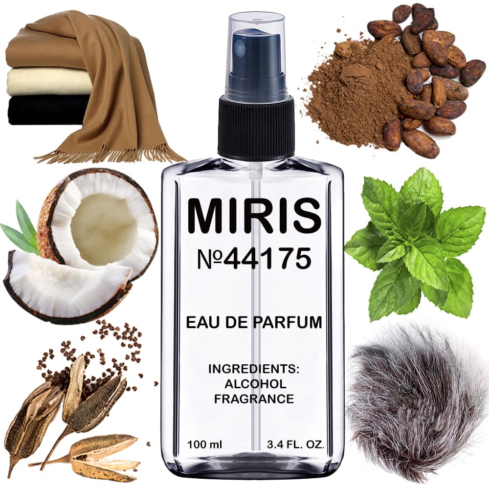 MIRIS No. 44175 velvet haze bottle top seen from above, long-lasting unisex fragrance.