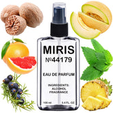 MIRIS No. 44179 bottle front showcases sleek design for confident daily wear.
