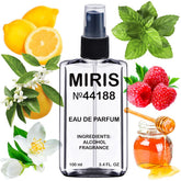 MIRIS No. 44188 bottle-front shows elegant floral fragrance for daily wear