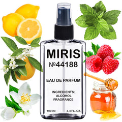 MIRIS No. 44188 bottle-front shows elegant floral fragrance for daily wear