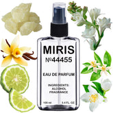 MIRIS No. 44455 bottle front view with floral fragrance emphasis