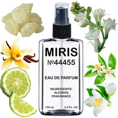 MIRIS No. 44455 bottle front view with floral fragrance emphasis