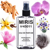MIRIS No. 45011 front bottle view, elegant unisex fragrance for daily wear.