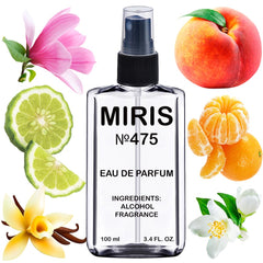 MIRIS No. 475 bottle front view for daily elegance