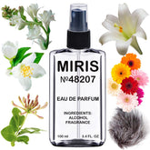 MIRIS No. 48207 bottle-front display shows modern muse-inspired fragrance and lasting allure