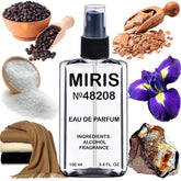 MIRIS No. 48208 bottle front view highlights floral inspiration and elegant design.