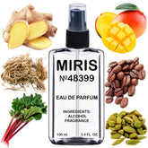 MIRIS No. 48399 Narcos-inspired bottle front view highlighting premium fragrance
