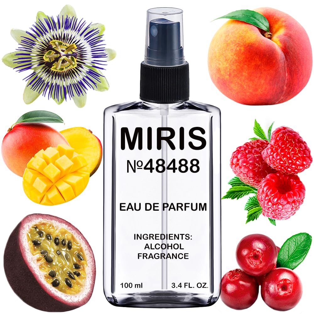 MIRIS No. 48488 Island Kiss bottle front, tropical florals for daily elegance.