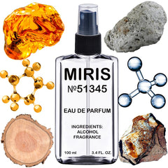 MIRIS No. 51345 bottle front showcases premium design and branding.