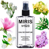 MIRIS No. 523 bottle, Fifth Avenue-inspired, elegant display for your vanity.