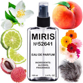 MIRIS No. 52641 Azora bottle front, showcasing floral-fruity profile for everyday wear.
