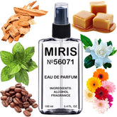 MIRIS No. 56071 bottle front shows night-inspired design for versatile wear.