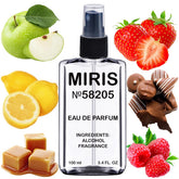 MIRIS No. 58205 bottle-front view, elegant floral fragrance for daily wear.