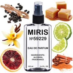 MIRIS No. 59229 spray bottle, front view, ideal for daily wear