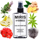 MIRIS No. 59802 bottle front view for confident daily wear