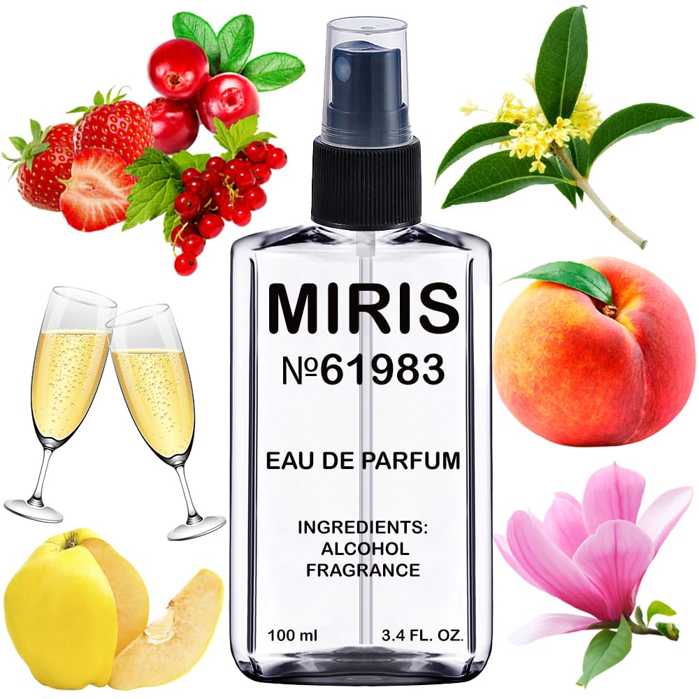 MIRIS No. 61983 Art Nouveau bottle front view for unisex appeal