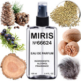 MIRIS No. 66624 bottle front shows unisex design ideal for daily wear