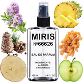 MIRIS No. 66626 Orion-inspired perfume bottle on display, unisex fragrance with long-lasting wear
