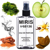 MIRIS No. 68136 bottle front, unisex fragrance for all-day wear.