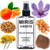 MIRIS No. 69076 bottle front view for everyday unisex fragrance