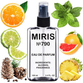 MIRIS No. 790 bottle view emphasizing floral-woody profile for daily wear