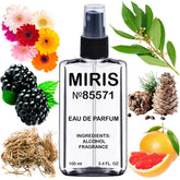 MIRIS No 85571 Blackbe Bay bottle showing premium floral fragrance