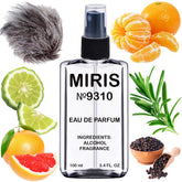MIRIS No. 9310 bottle with light blue tint for all-day freshness.