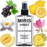 MIRIS No. 9657 bottle with Cool Water-inspired design for lasting freshness.