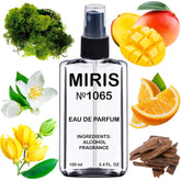 MIRIS No. 1065 Mango Manga bottle top, sleek design for premium unisex scent