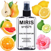 MIRIS No.1571 bottle-front showing a refined floral fragrance for daily wear.