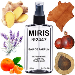 MIRIS No.2447 bottle front view for refined everyday elegance