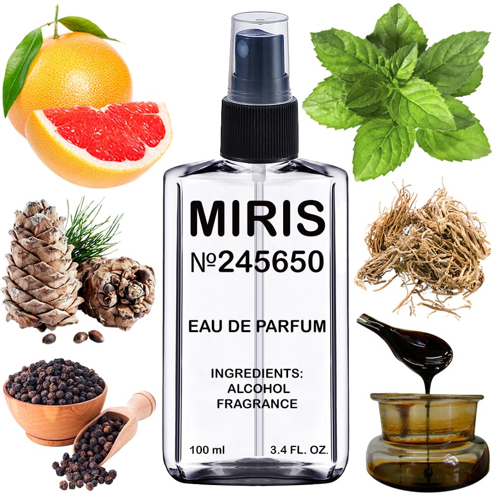 MIRIS No. 245650 red vetyver bottle for confident evening wear