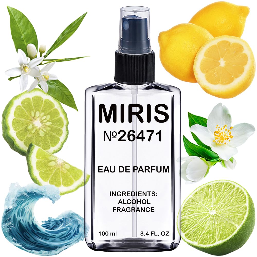 MIRIS No. 26471 bottle front view, premium woody aquatic fragrance for daily use