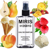 MIRIS No. 26810 Agua del Sol bottle on display, showcasing a floral fruity fragrance