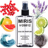 MIRIS No. 26812 bottle front view highlighting a refined woody fragrance for daily wear