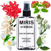 MIRIS No. 30634 bloom-inspired bottle front for daily floral wear