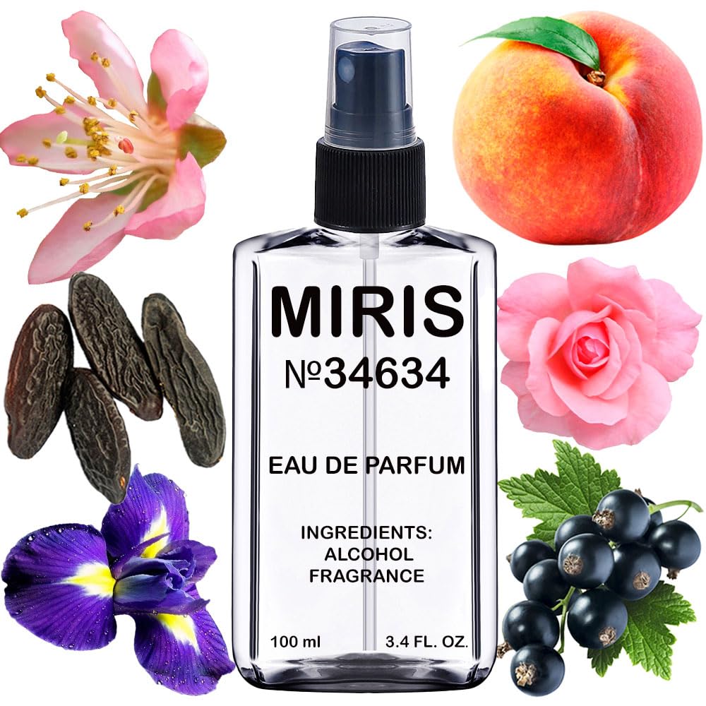 MIRIS No. 34634 bottle close-up for daily wear.