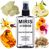 MIRIS No. 39939 bottle front shows elegant daily luxury.