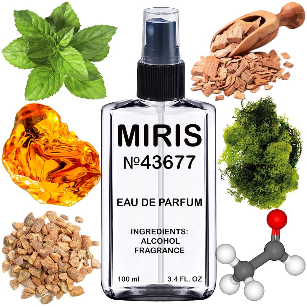 MIRIS No. 43677 bottle front showing elegant design for a refined daily ritual