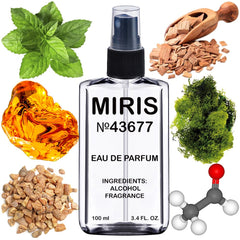 MIRIS No. 43677 bottle front showing elegant design for a refined daily ritual