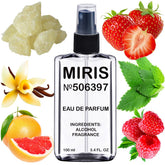 MIRIS No. 506397 sexy graffiti bottle for daily wear, sleek design.