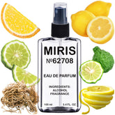 MIRIS No.62708 front bottle showcases citrus-forward fragrance for daily wear