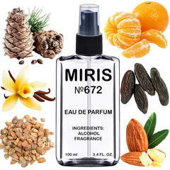 MIRIS No.672 bottle front for daily wear and refined style.
