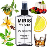 MIRIS No. 67212 devotion bottle closeup highlighting premium, long lasting fragrance.