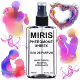 MIRIS Pheromone unisex perfume bottle for all-day fragrance.
