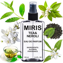 MIRIS Tea & Neroli bottle front showing premium design and long-lasting scent