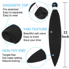 MIRRA'S MIRROR lightweight synthetic braiding hair for comfortable wear