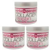 Mirta de Perales Collagen Elastin Cream jar shows rich hydration for daily use.